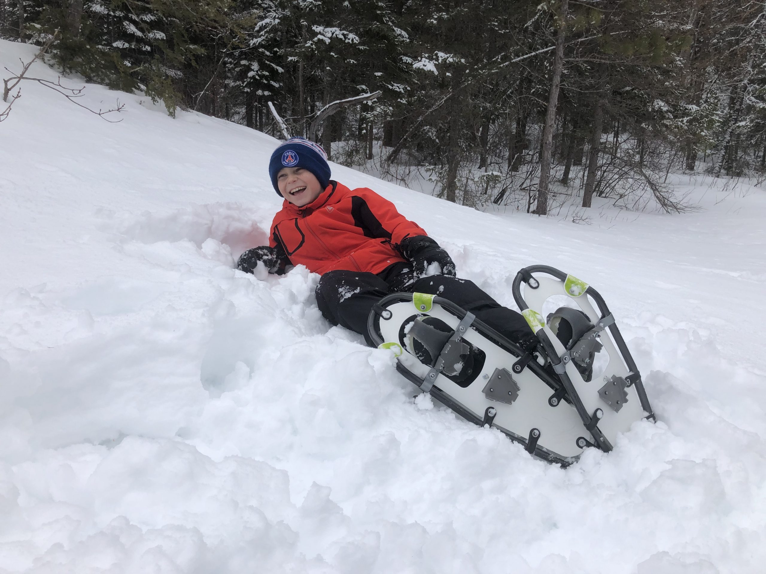 snowshoeing
